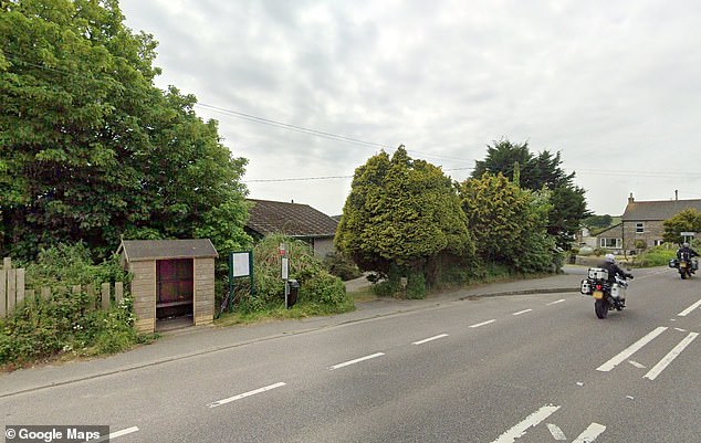 The girl was allegedly approached by a man while she was waiting for a bus in the village of Longdowns near Penryn