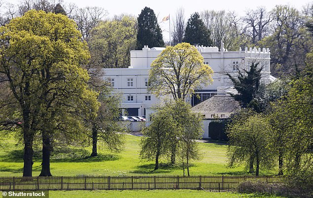 Pictured: Royal Lodge in Windsor Great Park, the home of The Duke of York
