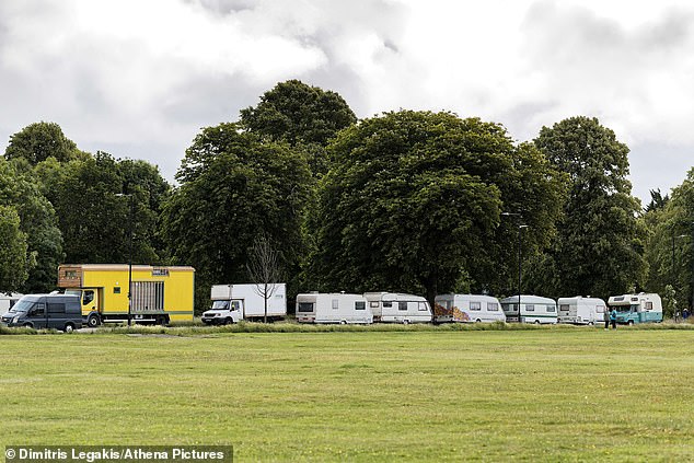 There has been a series of incidents, some violent, including a caravan being set on fire in February, windows being smashed and objects being thrown