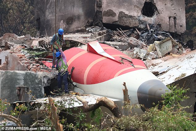 The aircraft crashed into the densely populated Meghani Nagar area near Sardar Vallabhbhai Patel International Airport, resulting in a massive explosion and fire due to the heavy fuel load for the international journey