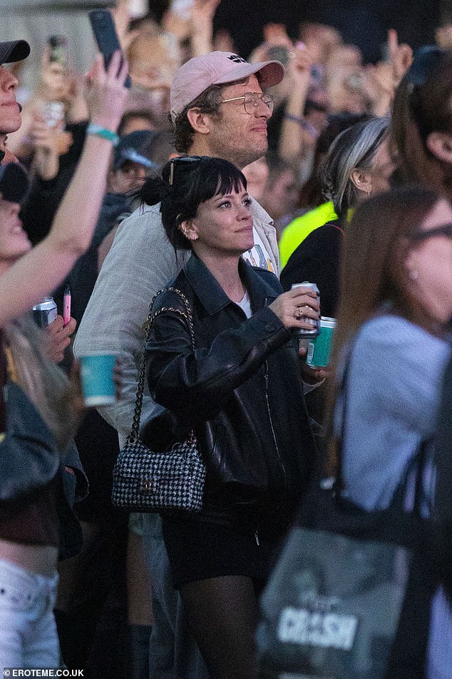 The singer and actor were pictured cosying up to one another as they watched Charli's show in the capital, before heading to a backstage compound to party with the singer