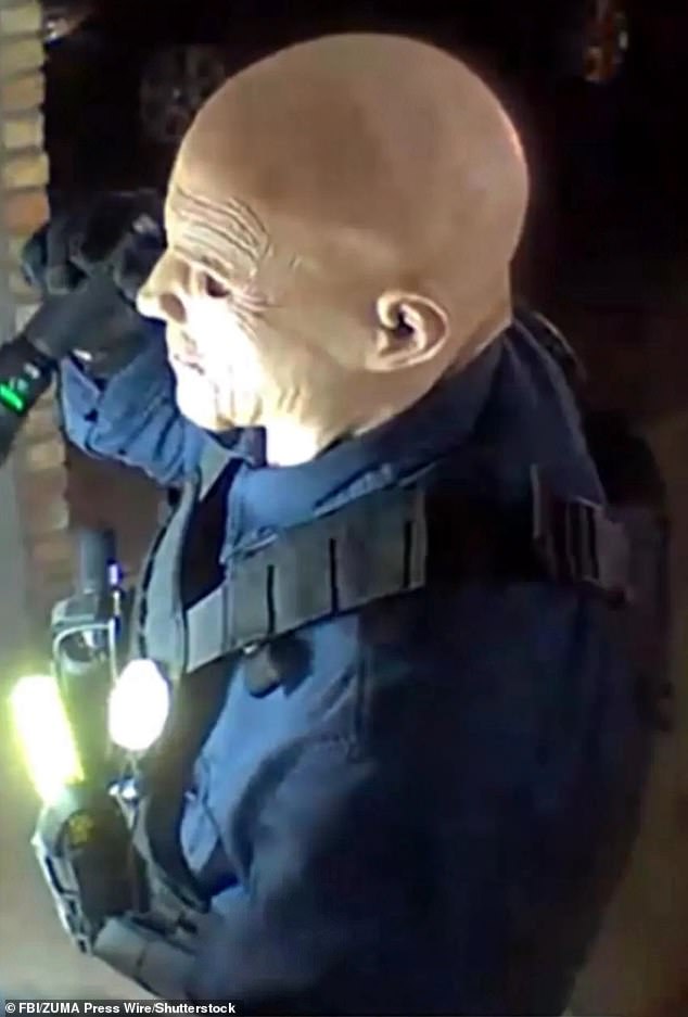 The suspect allegedly wore a silicone mask and donned police gear when he showed up to the lawmakers' homes on Saturday morning