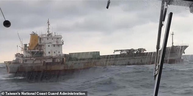 The Shunxin-39, a freighter registered in Cameroon, has been accused of cutting a cable near Taiwan by dragging its anchor