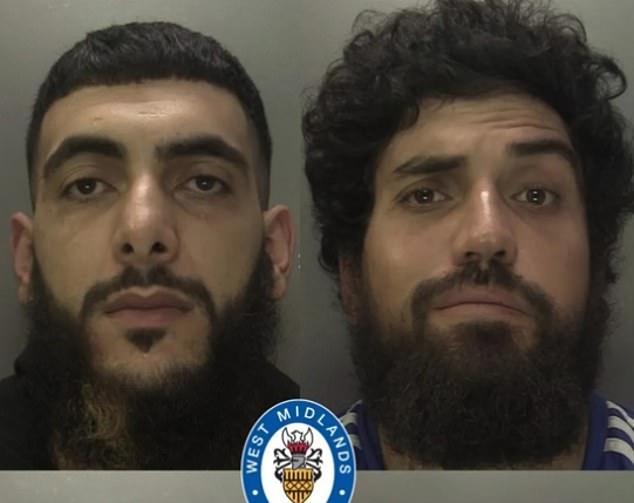 Ahmed Kadoora (left) led the gang, which supplied cocaine and heroin in Birmingham and Worcester, while Khalid Alabdullah (right) purchased the gold