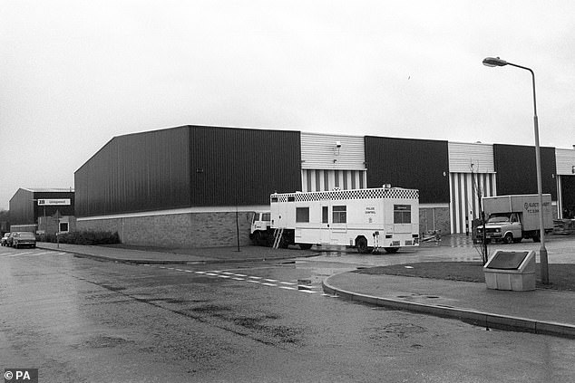 The Brink's-Mat depot, near Heathrow Airport, where a gang stole £26million worth of gold bars in 1983. They were actually targeting cash and inadvertently stumbled on gold