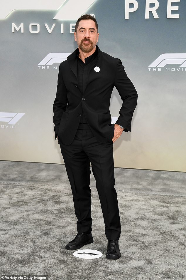 None of the reaction nor the cut to break stopped Bardem from making similar statements at the premiere of his new movie, F1, later that night