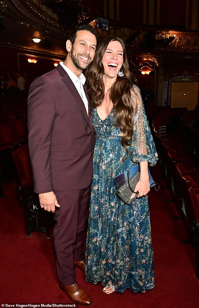 The singer, 38, welcomed son Bear via adoption at the end of last year and announced she was pregnant soon after (Seen with Cody in 2023)