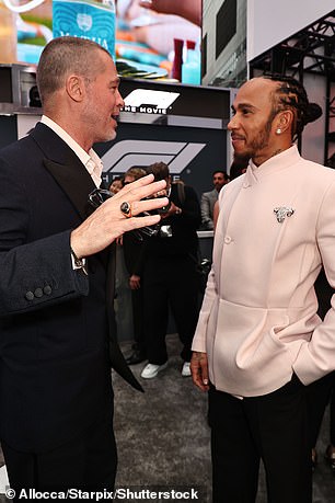 The pair enjoyed celebrating together at the event