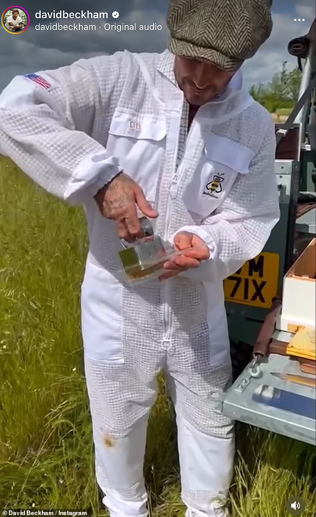 The idea has been long in the running since David found a passion for beekeeping and making honey - which his wife Victoria prefers to call 'David's Sticky Stuff'