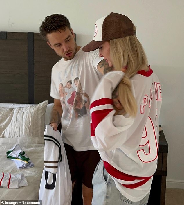 She shared a gallery of pictures of herself and Liam and told how she lives in a 'constant state' of missing her 'best friend', admitting she can't put her pain into words