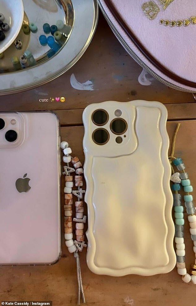 Angels have been symbolic for Kate since Liam's passing, particularly the number 444, which she has since got tattooed on her hand and has on her phone case alongside an 'L' charm