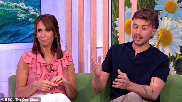 Monday's episode of the BBC evening programme was hosted by co-presenters Alex Jones, 48, and Roman Kemp, 32