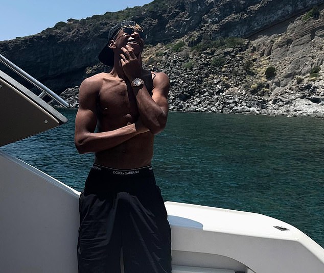 They have both posted photos from a boat trip, but Yamal denies they are in a relationship