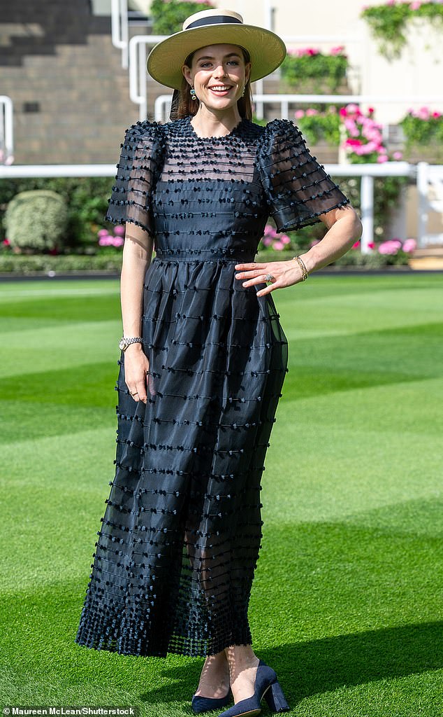 Ready for the racing action! Ascot Televsion Presenter Rosie Tapner in the Parade Ring on Day One of five days of world class racing at Royal Ascot