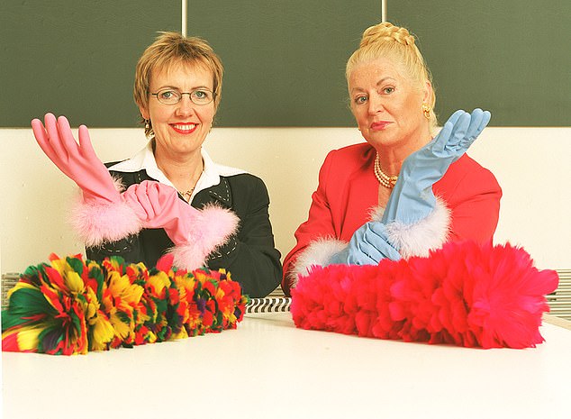 The show ran until 2009 and made both women very famous. Above: Woodburn and McKenzie