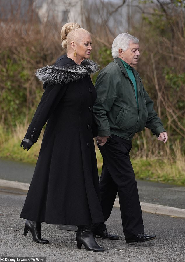 Kim was last seen publicly at the funeral of RuPaul's Drag Race star The Vivienne in Denbighshire, Wales, on January 27 alongside her husband Peter