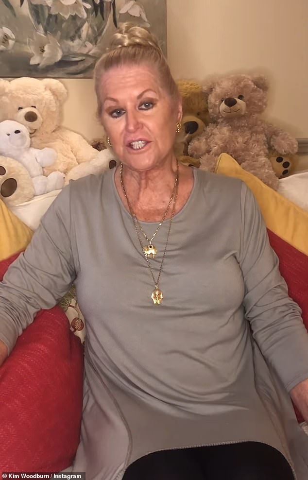 Kim last featured in a video on her Instagram page on February 14 (pictured), which was shared for Valentine's Day