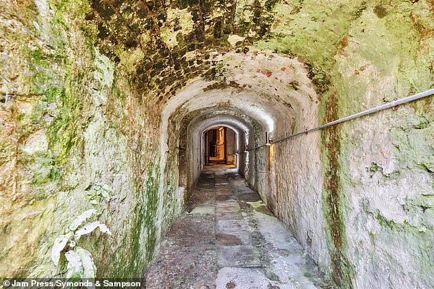 To the surprise of any possible future home owners there is remnants of an old tunnelling system, is accessible via a brick-built passageway of the Axminster property in Devon