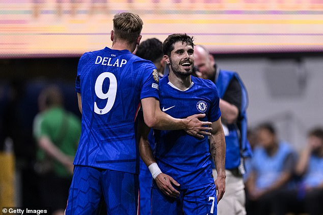 The footage showed a goal from Pedro Neto, who was fed the ball by Nicolas Jackson before cutting inside his man to score