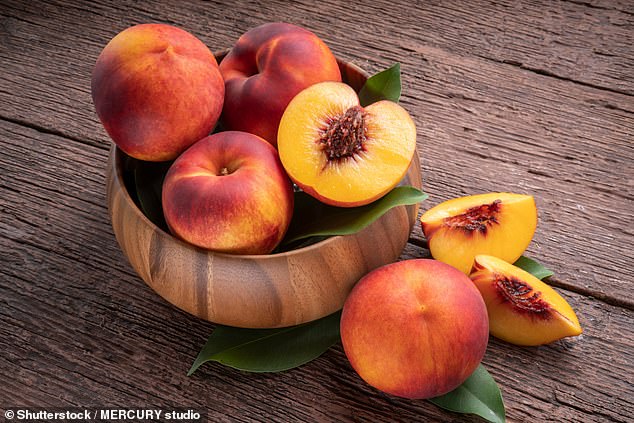 While peaches are regularly kept in a fruit bowl, they can ripen too quickly in the heat and should be moved to the fridge