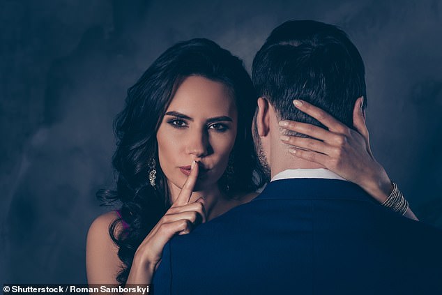 High profile career women may choose to pay an escort for sex rather than find a man online because they are worried about others finding out (stock image)