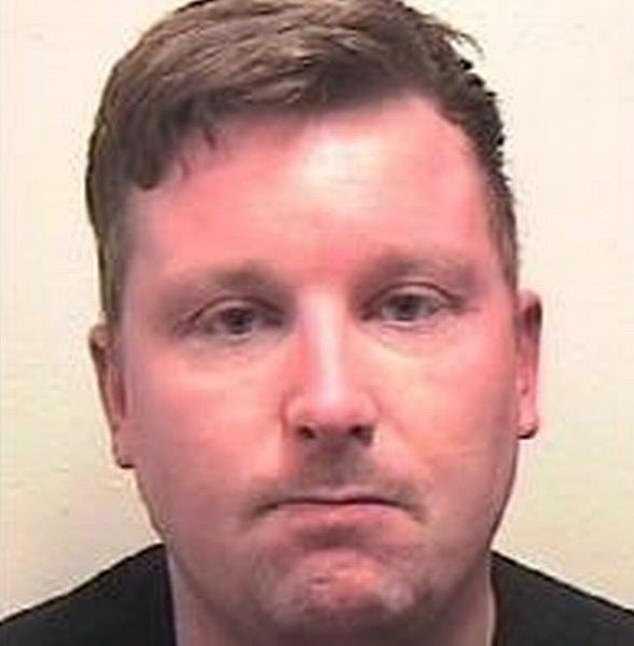 Bonzo's Edinburgh-based associate, mob boss Mark Richardson (pictured), has also been targeted. A former police detective said if the Daniels and Richardsons are wiped out a more widespread gang war could take hold in Scotland