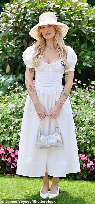 Lottie Moss joined her in leading the star-studded arrivals for the prestigious horse racing festival at Ascot Racecourse