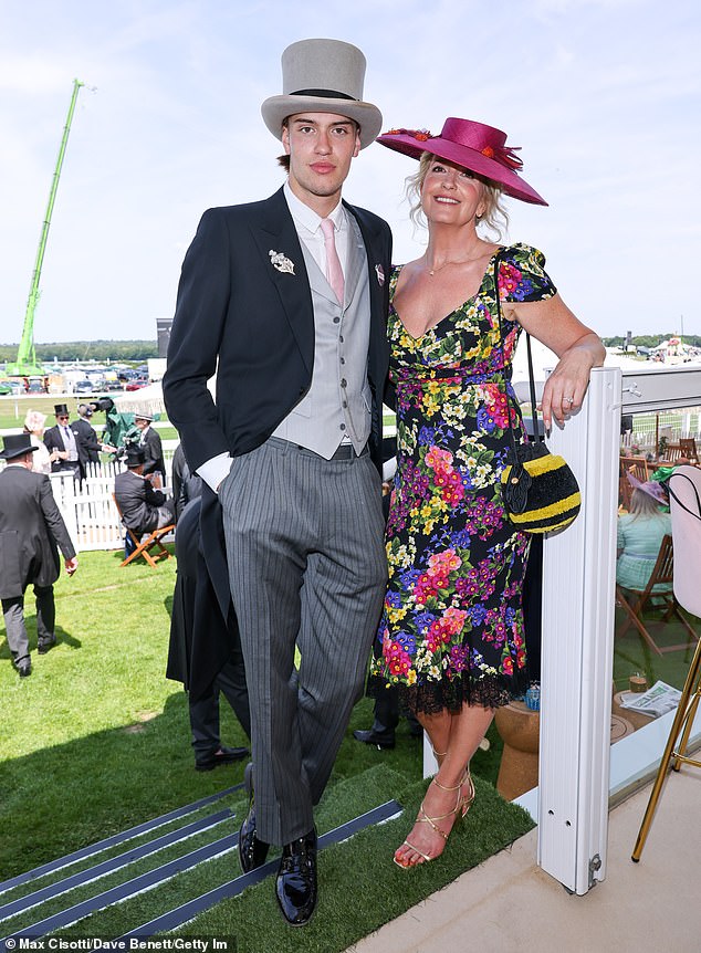 Penny Lancaster also made the occasion a family affair, as she was accompanied by her son Alastair, 19