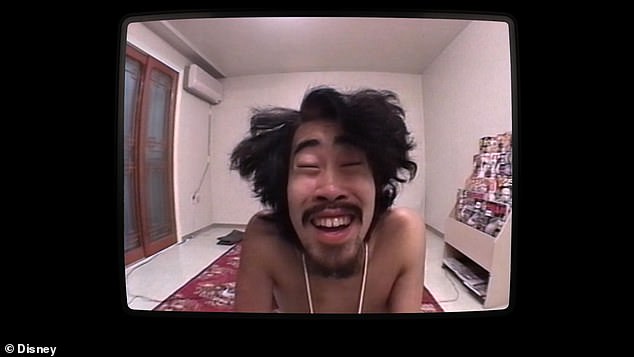 After Nasubi hit his goal of earning one million yen in prizes from various contests - a feat that meant he spent 335 days naked and alone in the tiny room that saw him become increasingly detached from real life - Tsuchiya picked a particularly painful way to break the news to him