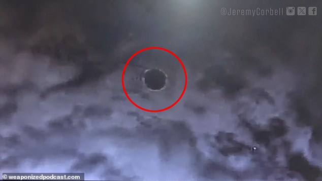 The UAP is believed to be between 200¿400 meters in diameter, according to early estimates