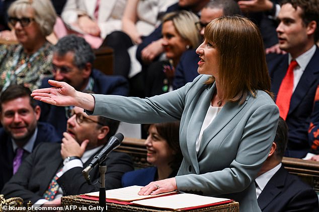 Rachel Reeves presenting her Spending Review to members of Parliament