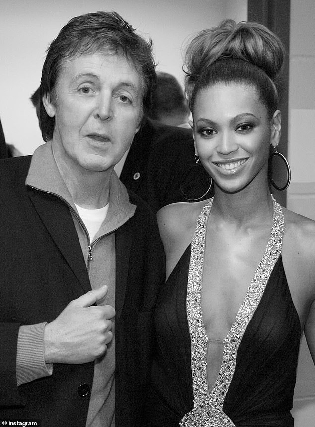 She went onto shared a sweet tribute to Paul in an Instagram post, writing: 'Thank you, Sir Paul McCartney, for writing one of the best songs ever made. Every time I sing it I feel so honoured'