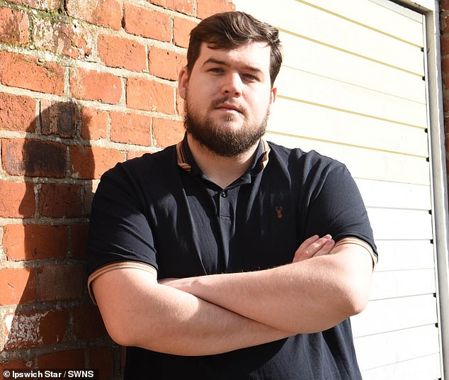 Ben Riley was dragged to a 'formal interview' and slapped with a £500 fine by Ipswich Borough Council in Suffolk for putting rubbish bags next to his already packed wheelie bin