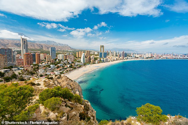 Benidorm is a popular tourist destination on Spain's Costa Blanca