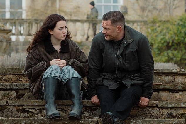 The 19-year-old actress stars as Tom Hardy's daughter in MobLand - the crime series which also features Helen Mirren and Piercer Brosnan in the cast