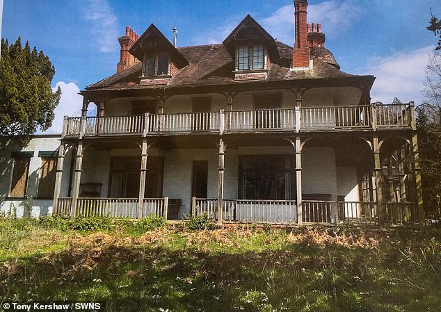 Andy and Sheila Hill first spotted the overgrown D'Oyly Carte Island, near Weybridge, Surrey years ago while kayaking along the Thames