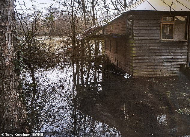 They were immediately intrigued by the 'ridiculous' patch of land and its eye-catching derelict property