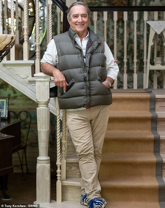 After they bought the property, Andy said the family felt up to the challenge of restoring the place to its former glory