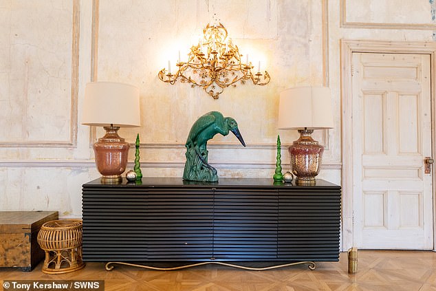 The home is now decorated ornately after an extensive renovation process since 2021