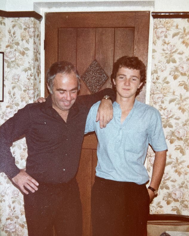 Emotional: Rob McGibbon wrote about the breakdown of his relationship with his father