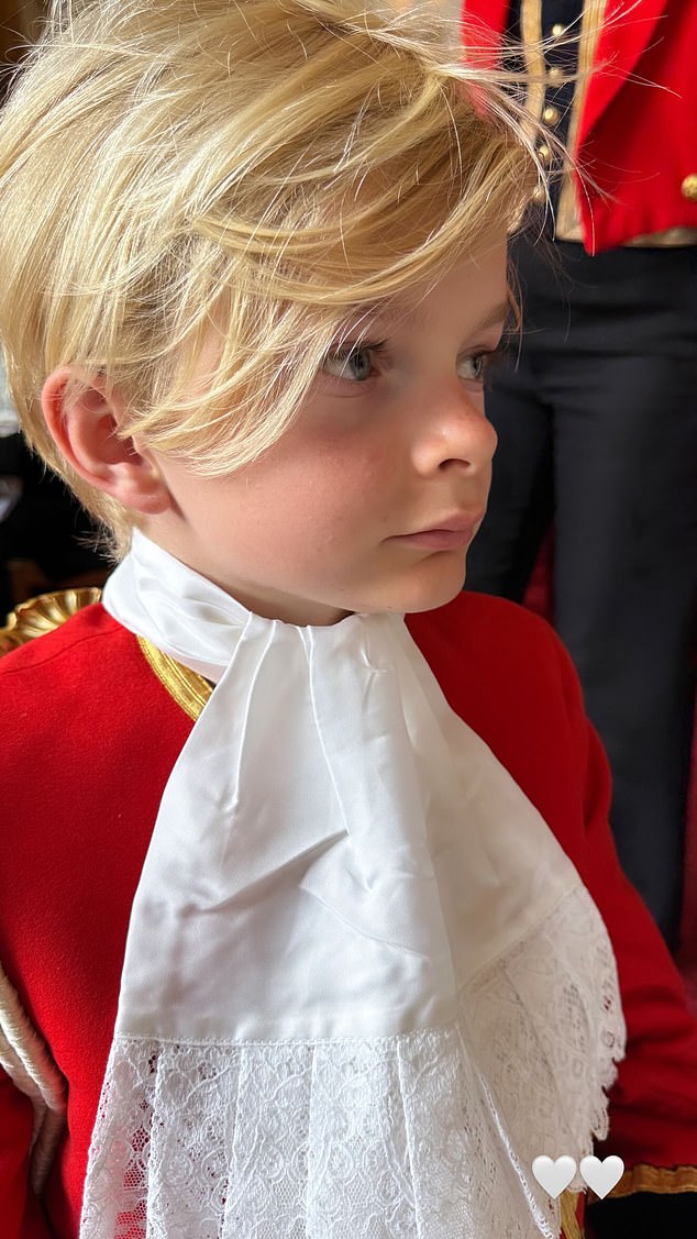 Alfred Wellesley was a Page of Honour to King Charles and Queen Camilla at the Order of the Garter service in Windsor