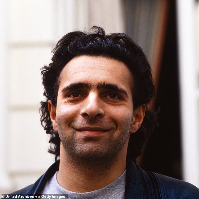 Kureishi is known for his film My Beautiful Laundrette and novel The Buddha of Suburbia Pictured: Kureishi in 1985