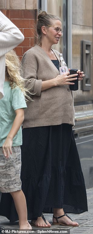 Kayte appeared heavily pregnant and just weeks away from her due date. The couple have not publicly announced they are expecting