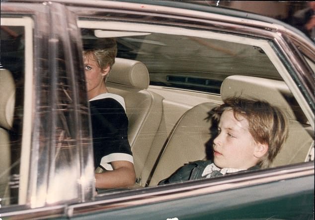 Following a two-night stay at hospital, Prince William was discharged and travelled home with his mother