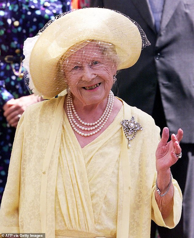 As Richard Kay wrote, the late Queen's sense of humour was undoubtedly inherited from the Queen Mother, pictured in August 1999