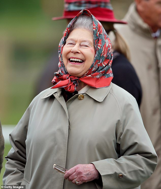 The late Queen at her beloved Royal Windsor Horse Show in 2015