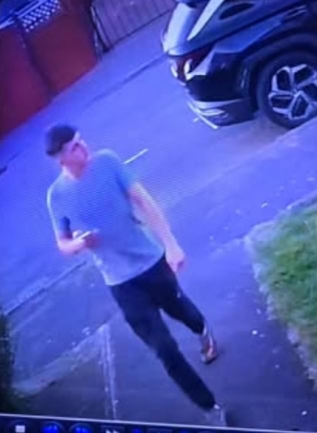 Cole's death is currently being treated by unexplained (Pictured: CCTV of Mr Cooper in May)