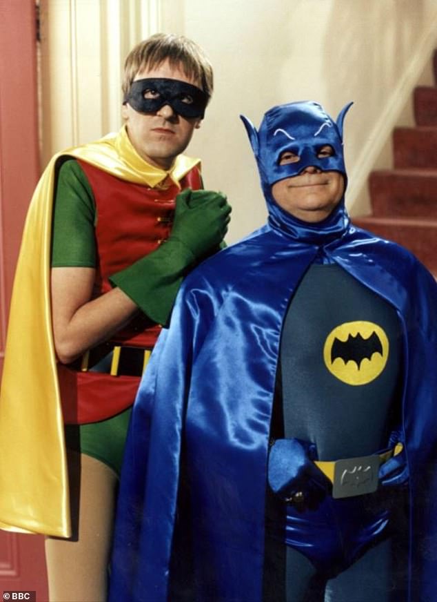 In the episode, Del Boy (David Jason) and Rodney Trotter (Nicholas Lyndhurst) dressed up as Batman and Robin to prevent a mugging
