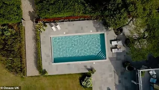 The tennis court and swimming pool, much lauded in Omaze's spiel to promote the draw, reportedly do not have planning permission