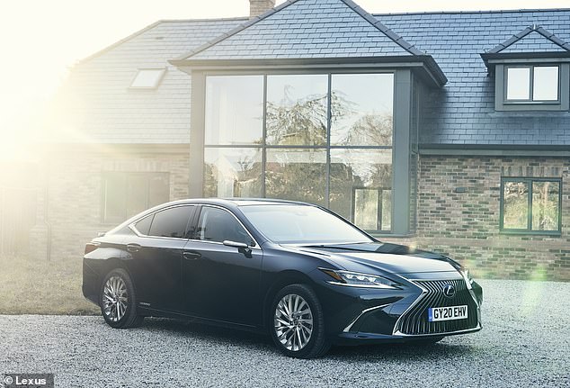 Five Lexus models featured in the most likely to be stolen round up, with the ES saloon (pictured) the most likely to be stolen car with an incredulous one-in-30 chance of being taken